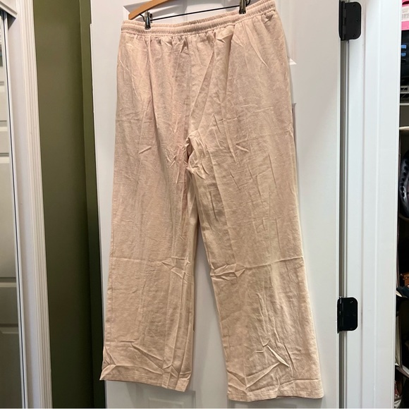 3/$19 NWT Wide leg linen pants - Picture 12 of 15